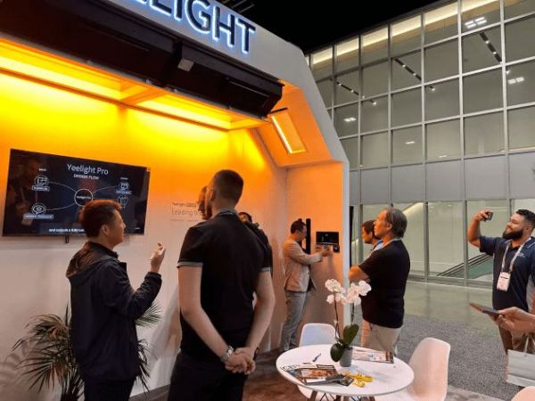 yeelight 易来参加cedia 2023展会，展示智能家居照明37000dcm威尼斯的解决方案